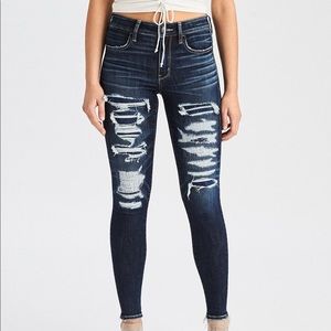 American Eagle High-Waisted Jeans- Mad Mess
